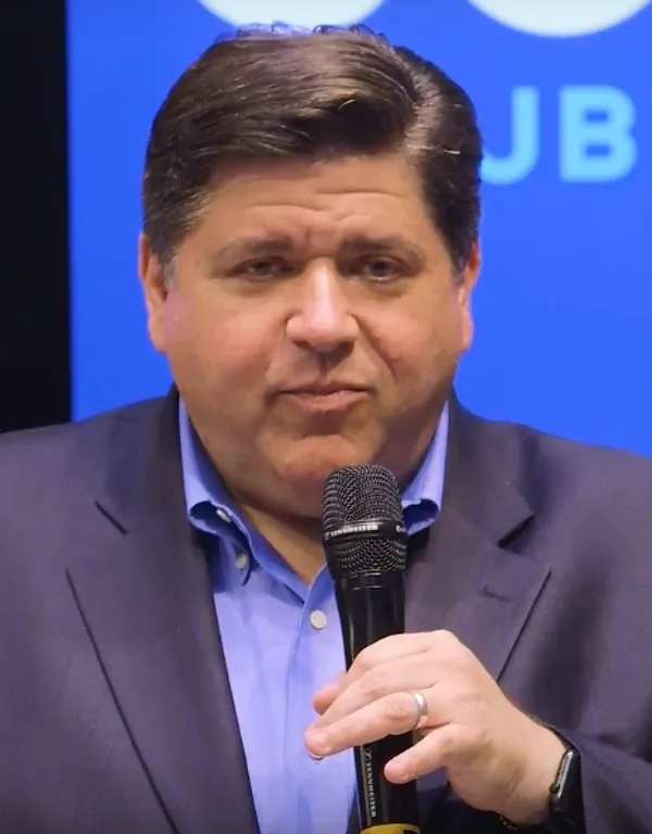 Portrait of Illinois Governor J.B. Pritzker.