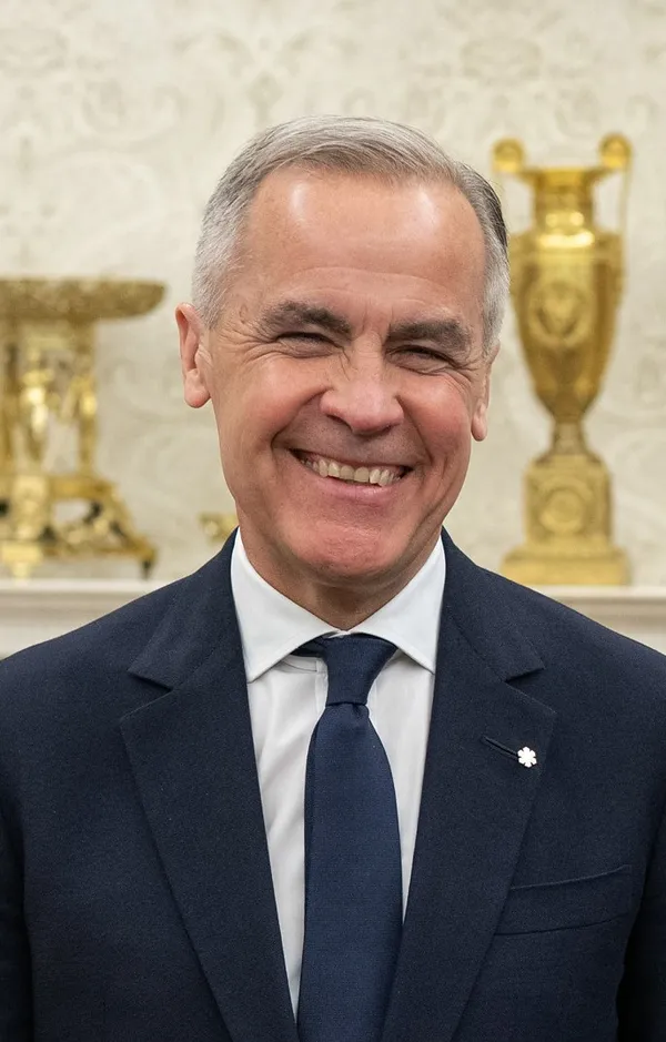 Canadian Prime Minister Mark Carney photographed at the White House.