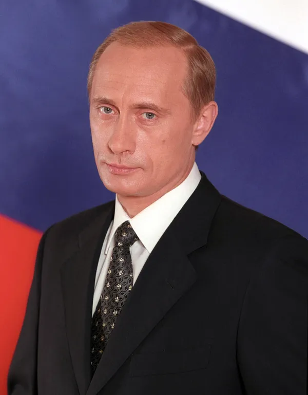 Official portrait of Russian President Vladimir Putin.
