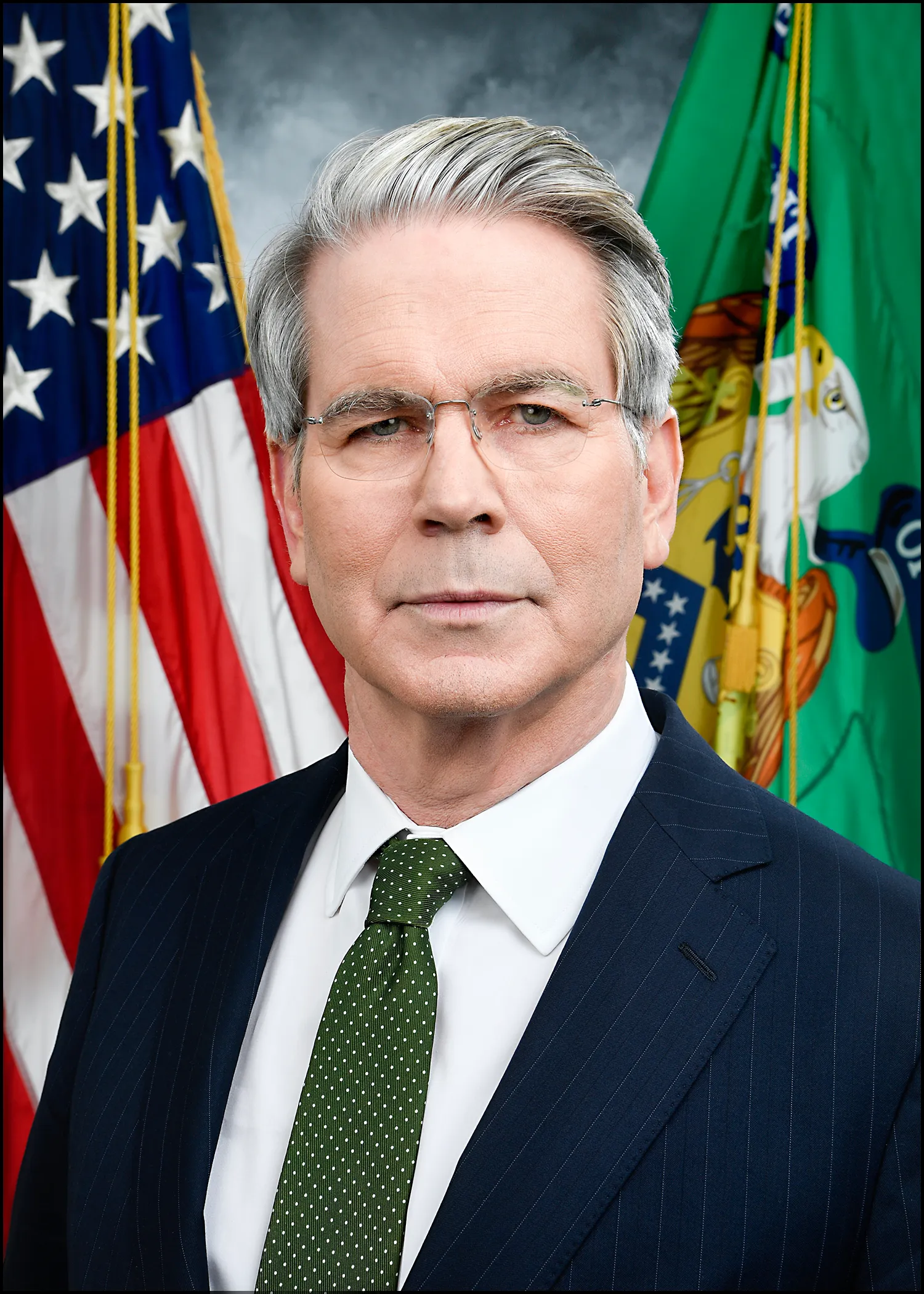 Official portrait of Treasury Secretary Scott Bessent