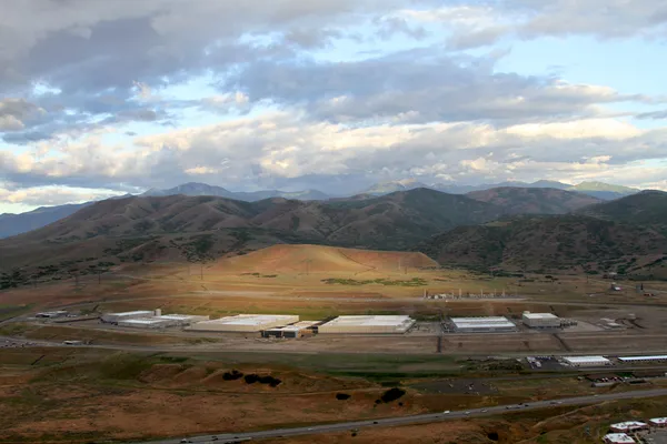 Aerial view of the NSA's Utah Data Center