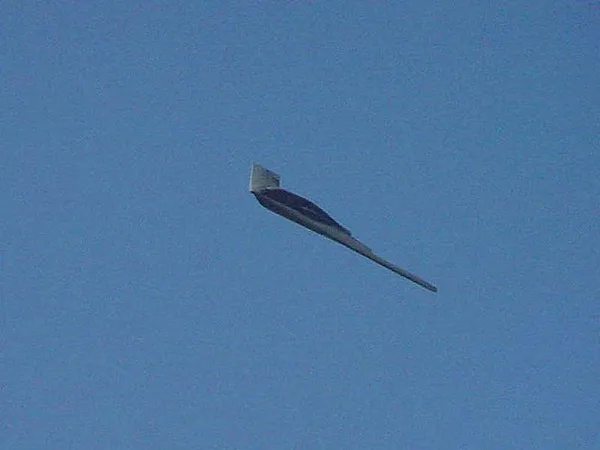 A U.S. Air Force B-2 Spirit stealth bomber in flight