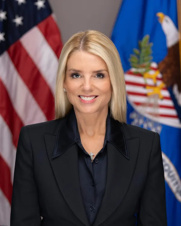 Official portrait of Attorney General Pam Bondi