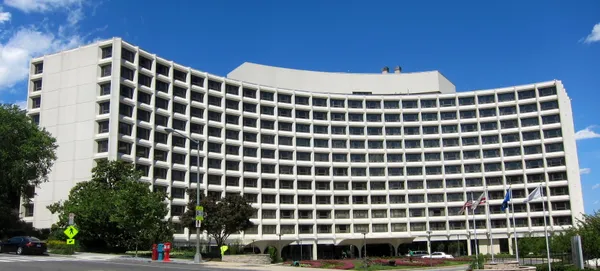 Exterior of the White House.